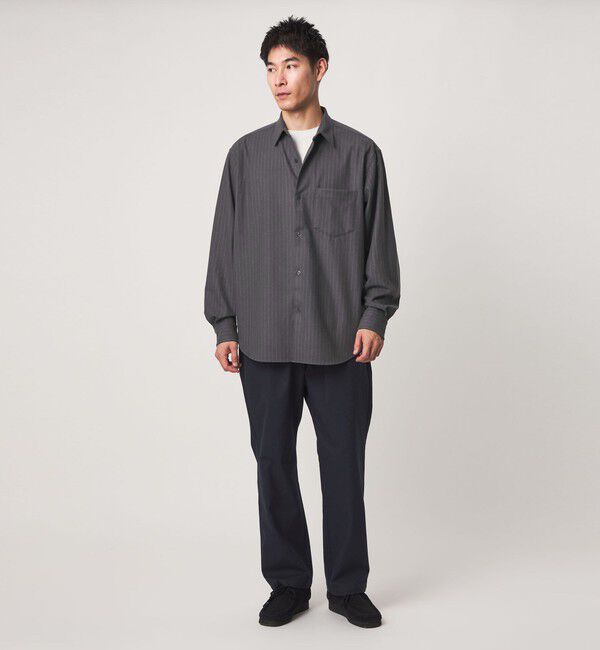 UNITED ARROWS green label relaxing「フラノ パターン ジャストルーズ 長袖 シャツ -2WAYストレッチ-」|シャツ・ブラウス|