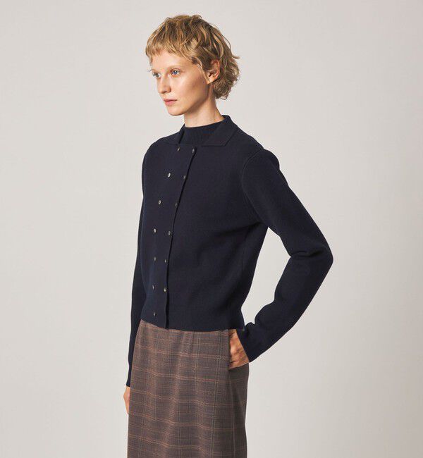STEVEN ALAN「＜Steven Alan＞コットン カシミヤ ダブルブレステッド カーディガン」|カーディガン|