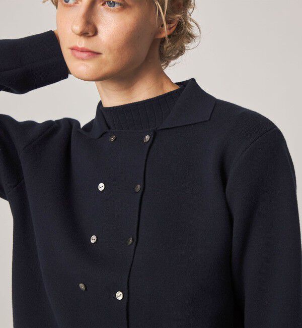 STEVEN ALAN「＜Steven Alan＞コットン カシミヤ ダブルブレステッド カーディガン」|カーディガン|