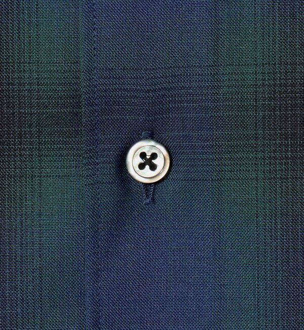 BEAUTY&YOUTH UNITED ARROWS「尾州 ウーステッド チェック レギュラー シャツ GRANDE TAPERD型 ウォッシャブル MADE IN JAPAN」|シャツ・ブラウス|
