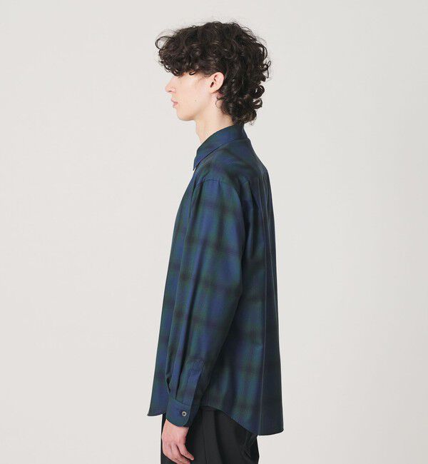 BEAUTY&YOUTH UNITED ARROWS「尾州 ウーステッド チェック レギュラー シャツ GRANDE TAPERD型 ウォッシャブル MADE IN JAPAN」|シャツ・ブラウス|