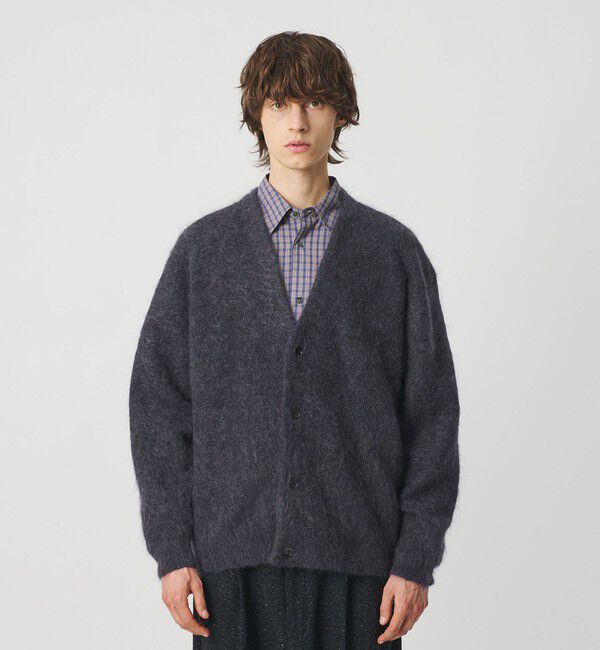 BEAUTY&YOUTH UNITED ARROWS「シャギー モヘヤ Vネック カーディガン」|カーディガン|
