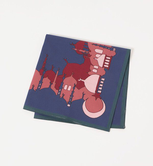 UNITED ARROWS「＜Dieffe Kinloch＞ Istambul Night/ハンカチ」|ハンカチ|NAVY