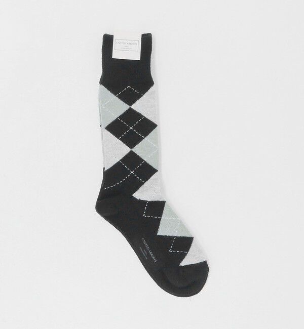 UNITED ARROWS「アーガイル ソックス」|ソックス|BLACK