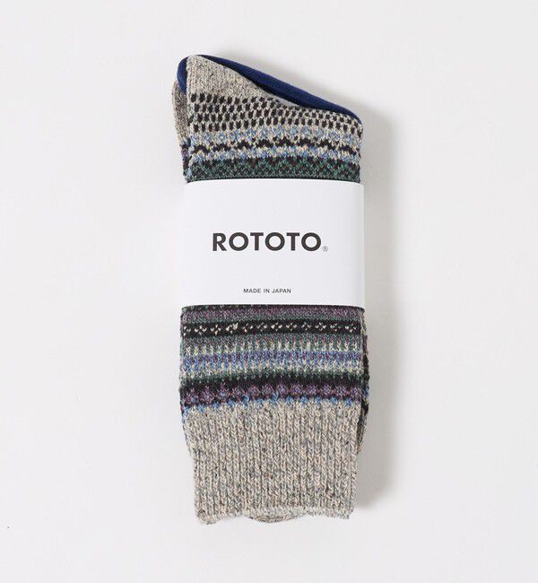 UNITED ARROWS「＜ROTOTO＞ノルディック ソックス」|ソックス|