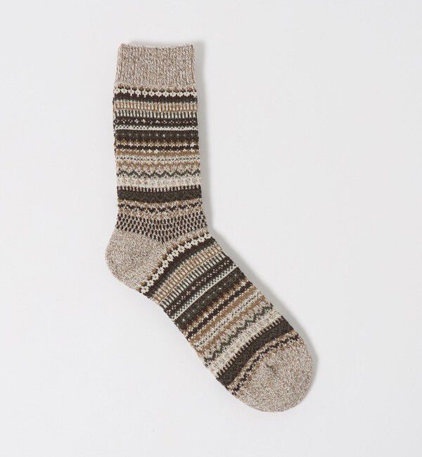 UNITED ARROWS「＜ROTOTO＞ノルディック ソックス」|ソックス|MD.BROWN