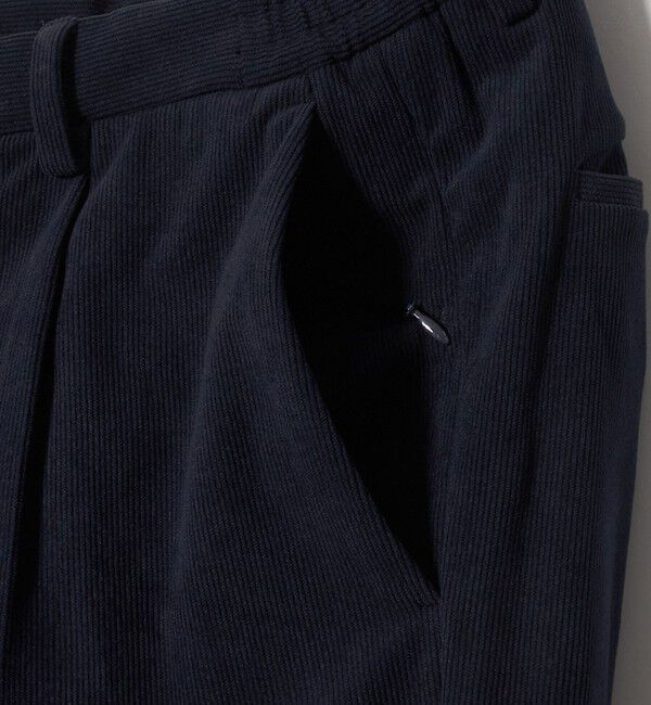 UNITED ARROWS「ライト コーデュロイ １プリーツ テーパード パンツ UA COZY ウォッシャブル ヨコストレッチ」|スラックス|