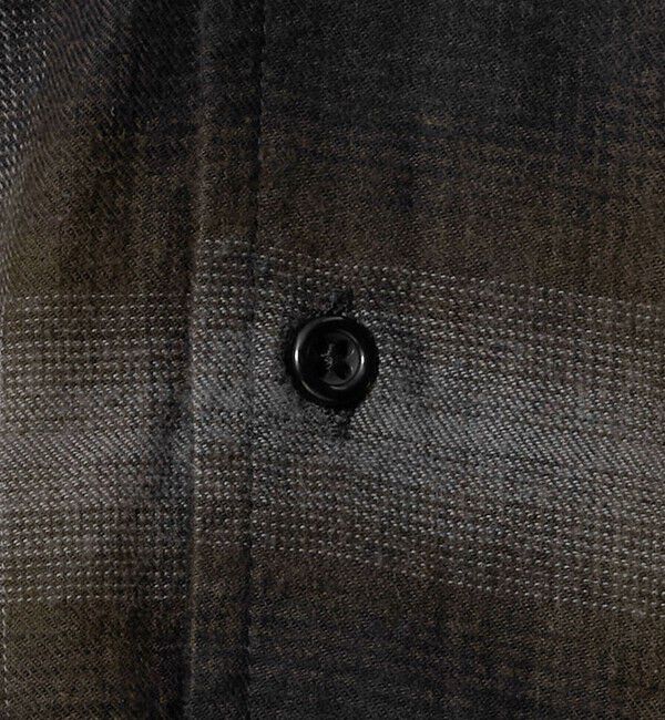 UNITED ARROWS「＜GUY ROVER＞オンブレチェック ワンピースカラー シャツ」|シャツ・ブラウス|