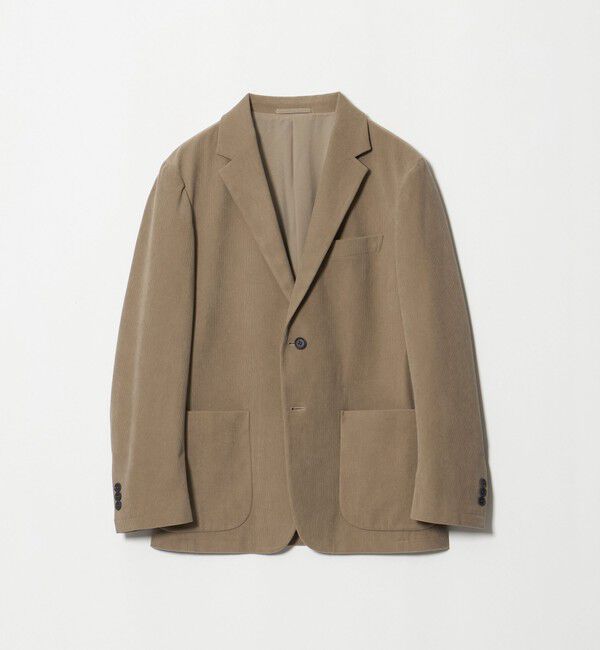 UNITED ARROWS「ライト コーデュロイ シングル 2ボタン テーラードジャケット UA COZY ウォッシャブル ヨコストレッチ」|テーラードジャケット|