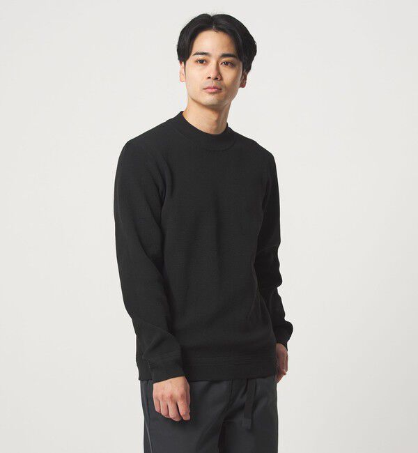 UNITED ARROWS green label relaxing「【WEB限定】JUST fit デイリー アゼ モックネック ニット」|ニット・セーター|