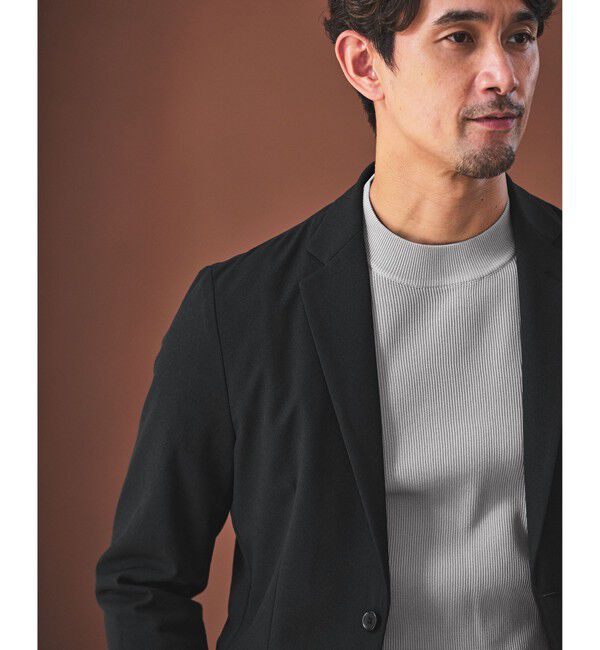 UNITED ARROWS green label relaxing「【WEB限定】JUST fit デイリー アゼ モックネック ニット」|ニット・セーター|
