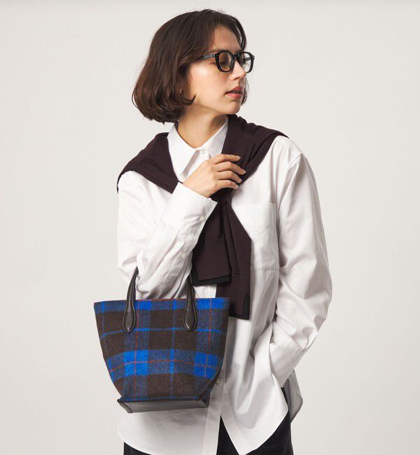 UNITED ARROWS green label relaxing「2WAY クロスチェックトートバッグ」|ショルダー・メッセンジャー|