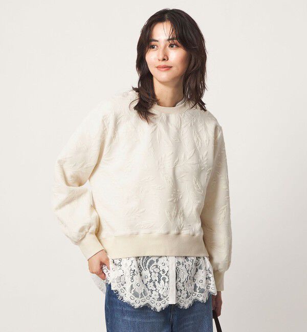 UNITED ARROWS green label relaxing「ジャガード スウェット プルオーバー」|Tシャツ・カットソー|