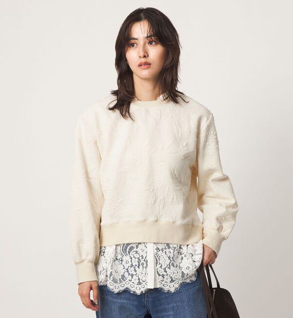 UNITED ARROWS green label relaxing「ジャガード スウェット プルオーバー」|Tシャツ・カットソー|