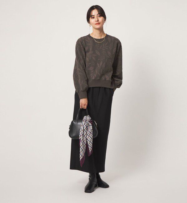 UNITED ARROWS green label relaxing「ジャガード スウェット プルオーバー」|Tシャツ・カットソー|
