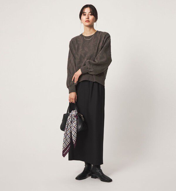 UNITED ARROWS green label relaxing「ジャガード スウェット プルオーバー」|Tシャツ・カットソー|