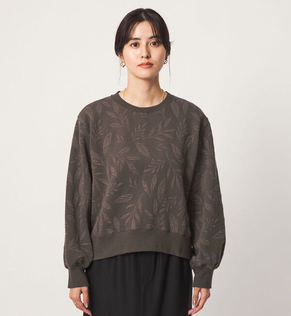 UNITED ARROWS green label relaxing「ジャガード スウェット プルオーバー」|Tシャツ・カットソー|