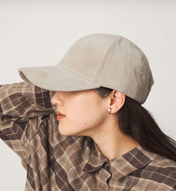 UNITED ARROWS green label relaxing「コーデュロイ キャップ 2 UVカット」|キャップ・キャスケット|LT.GRAY