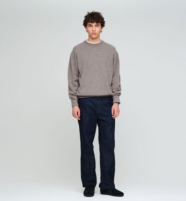 UNITED ARROWS green label relaxing「FINE BASIC カシミヤ クルーネック ニット」|ニット・セーター|