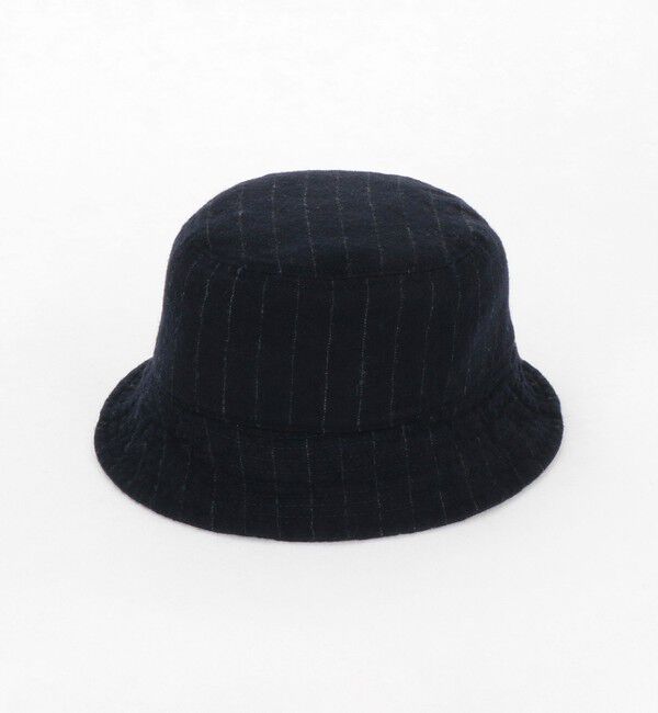 STEVEN ALAN「＜Steven Alan＞ ブラッシュド フランネル バケットハット ネイビー」|ハット|