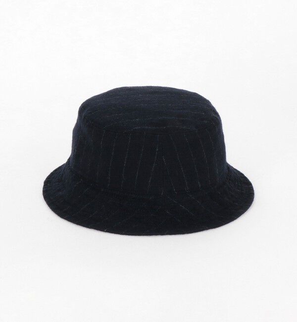 STEVEN ALAN「＜Steven Alan＞ ブラッシュド フランネル バケットハット ネイビー」|ハット|