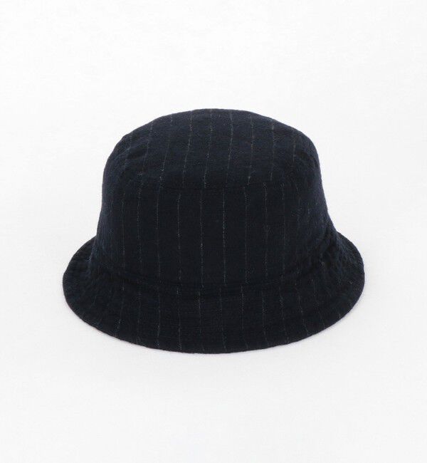 STEVEN ALAN「＜Steven Alan＞ ブラッシュド フランネル バケットハット ネイビー」|ハット|