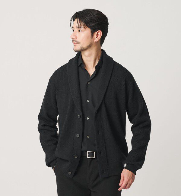 BEAUTY&YOUTH UNITED ARROWS「【WEB限定 WARDROBE SMART】ウォッシャブル ショールカラー カーディガン」|カーディガン|