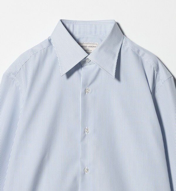 UNITED ARROWS「イージーケア AG ペンシルストライプ レギュラカラーシャツ  ー抗菌防臭ー」|シャツ・ブラウス|