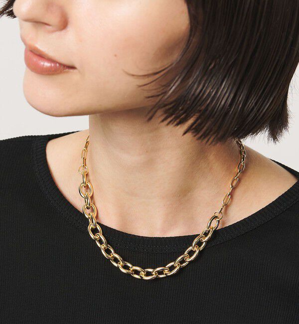 UNITED ARROWS「テーパード チェーンネックレス」|ネックレス|GOLD