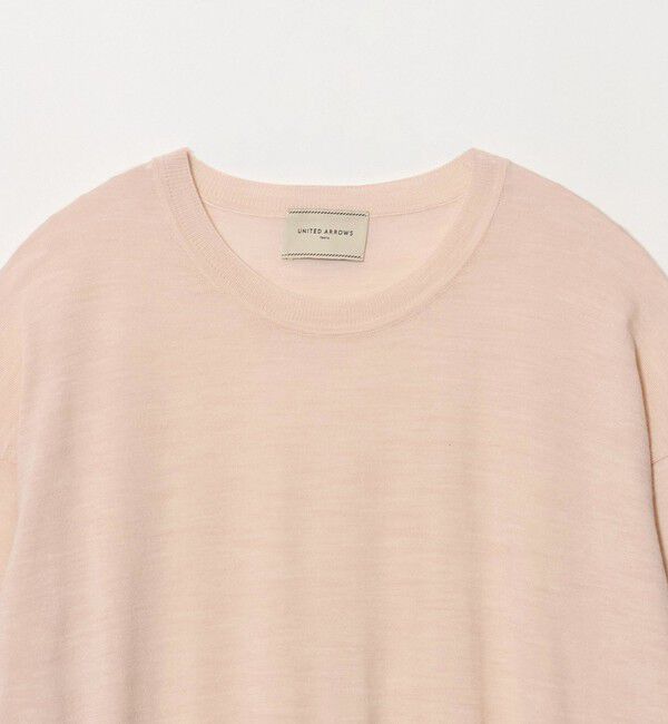 UNITED ARROWS「18G ウール クルーネック ニット ‐ウォッシャブル‐」|ニット・セーター|