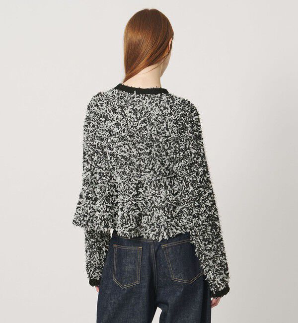 AEWEN MATOPH「＜AEWEN MATOPH＞ニット ツイード ペプラム カーディガン」|カーディガン|