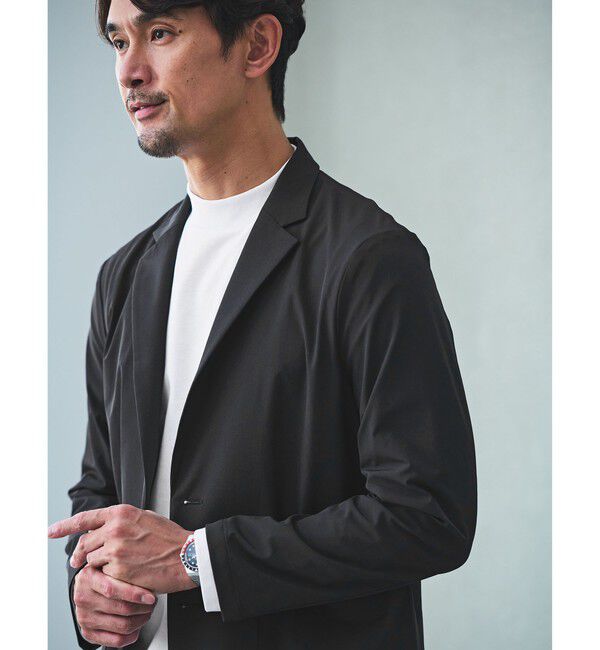 UNITED ARROWS green label relaxing「【WEB限定】JUST fit デイリーモック 長袖 Tシャツ -吸水速乾・抗菌-」|Tシャツ・カットソー|