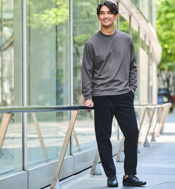 UNITED ARROWS green label relaxing「【WEB限定】JUST fit コーデュロイ 1プリーツ イージーパンツ」|その他|