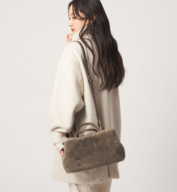UNITED ARROWS green label relaxing「2WAY ファーライク トートバッグ」|ショルダー・メッセンジャー|