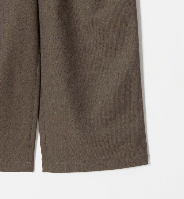 UNITED ARROWS green label relaxing「［size SHORTあり］メランジ カルゼ ワイド パンツ」|その他|