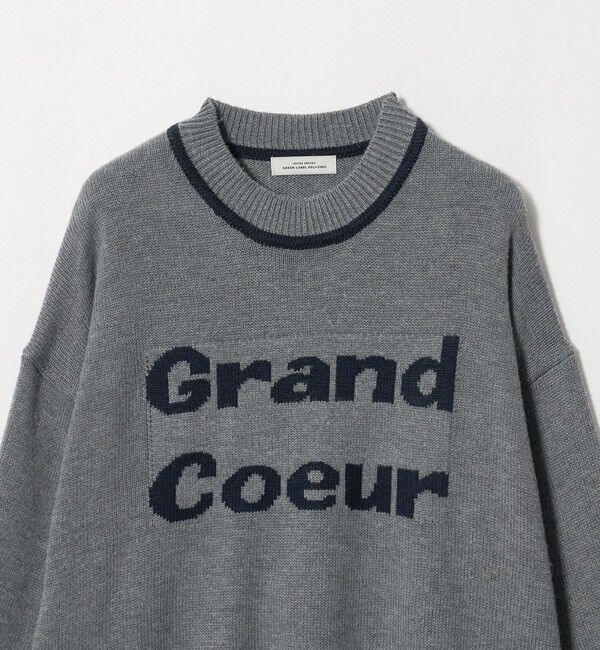 UNITED ARROWS green label relaxing「ロゴ ニット プルオーバー」|ニット・セーター|