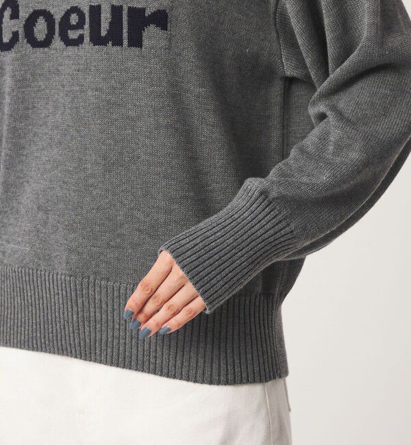 UNITED ARROWS green label relaxing「ロゴ ニット プルオーバー」|ニット・セーター|