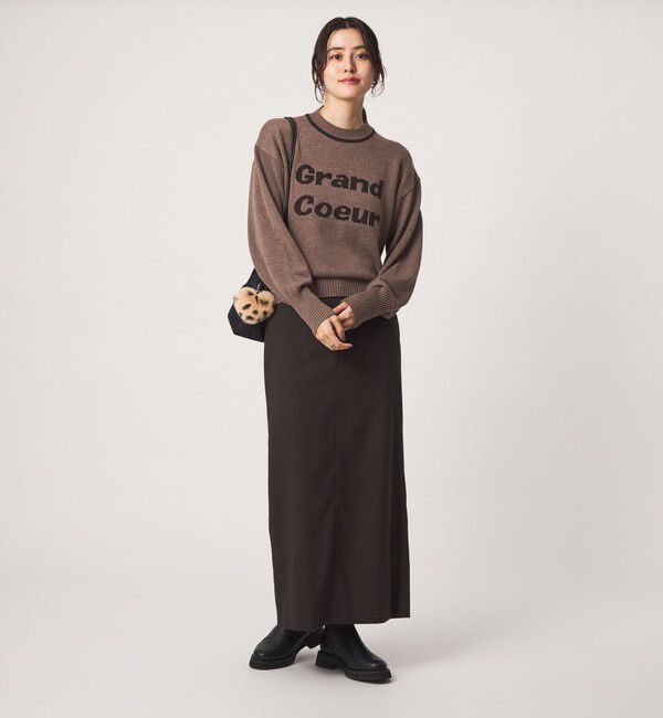 UNITED ARROWS green label relaxing「ロゴ ニット プルオーバー」|ニット・セーター|
