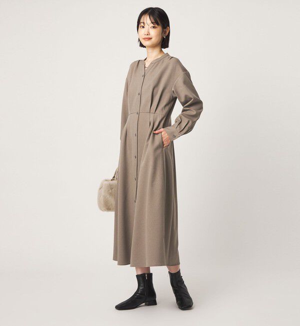 UNITED ARROWS green label relaxing「ダブルタック ワンピース ウォッシャブル」|ワンピース|