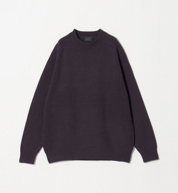 UNITED ARROWS green label relaxing「フェード サドル クルーネック ニット -ハンドウォッシャブル-」|ニット・セーター|