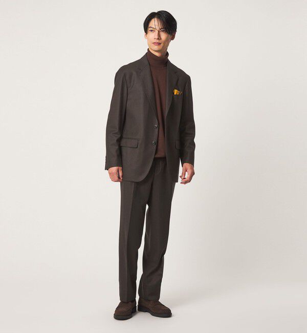 UNITED ARROWS green label relaxing「GLR CLOTH フラノ 2B R/RG セットアップジャケット」|テーラードジャケット|