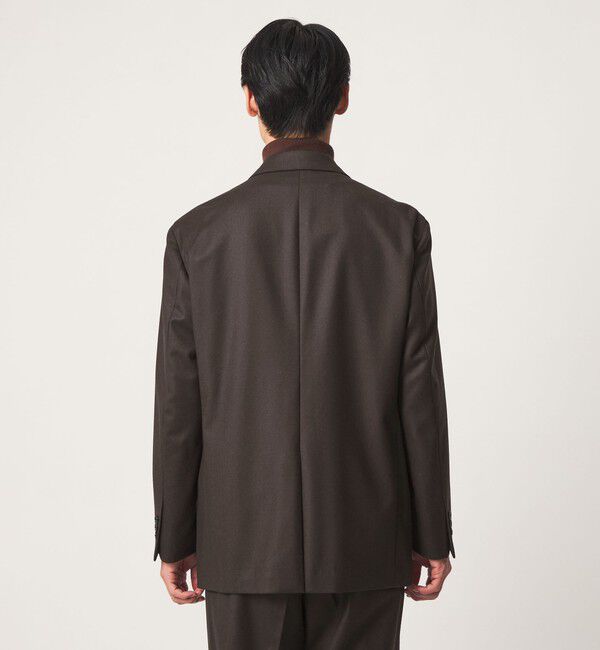 UNITED ARROWS green label relaxing「GLR CLOTH フラノ 2B R/RG セットアップジャケット」|テーラードジャケット|