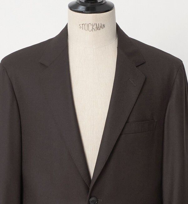 UNITED ARROWS green label relaxing「GLR CLOTH フラノ 2B R/RG セットアップジャケット」|テーラードジャケット|