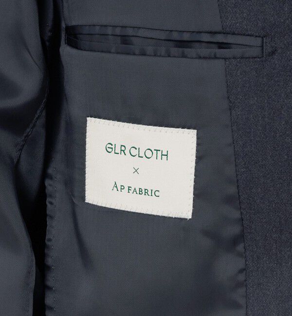 UNITED ARROWS green label relaxing「GLR CLOTH フラノ 2B R/RG セットアップジャケット」|テーラードジャケット|