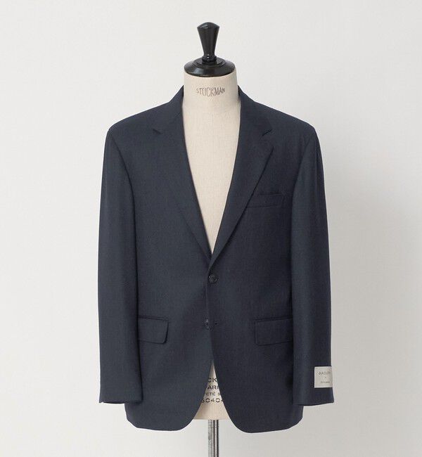 UNITED ARROWS green label relaxing「GLR CLOTH フラノ 2B R/RG セットアップジャケット」|テーラードジャケット|