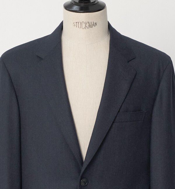 UNITED ARROWS green label relaxing「GLR CLOTH フラノ 2B R/RG セットアップジャケット」|テーラードジャケット|