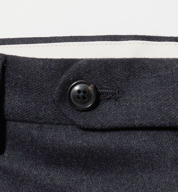 UNITED ARROWS green label relaxing「GLR CLOTH フラノ RLX/RG 2プリーツ スラックス セットアップパンツ」|スラックス|