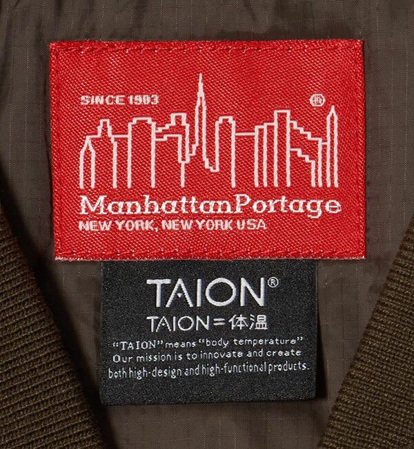 UNITED ARROWS green label relaxing「【WEB限定】＜Manhattan Portage＞ TAION MA-1 ダウン ジャケット」|ダウン|