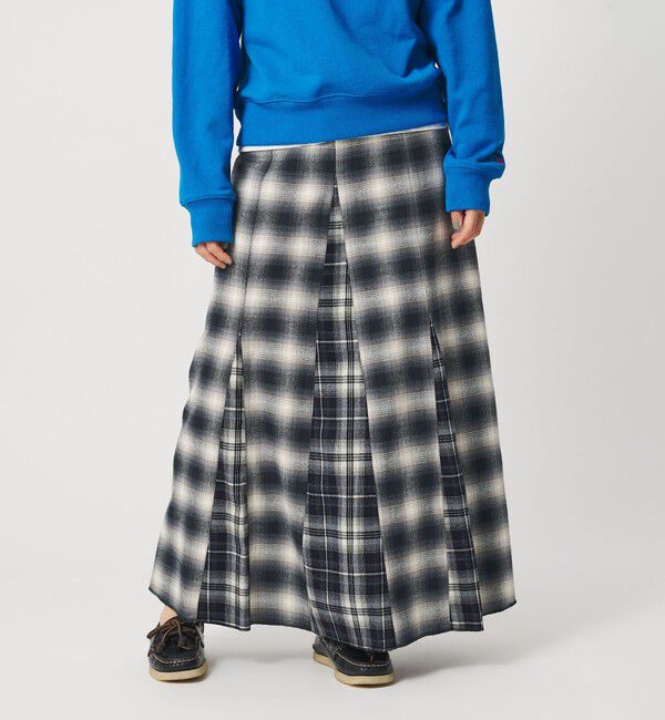 BEAUTY&YOUTH UNITED ARROWS「【別注】＜BIG MAC＞チェック マキシ スカート」|スカート|
