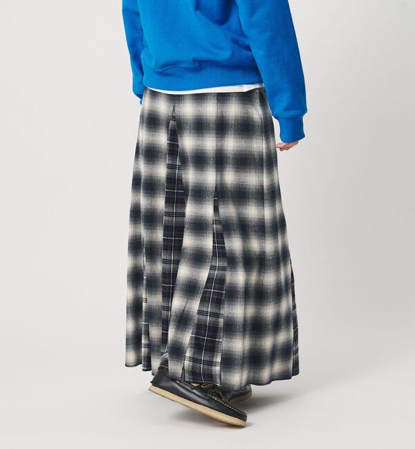 BEAUTY&YOUTH UNITED ARROWS「【別注】＜BIG MAC＞チェック マキシ スカート」|スカート|